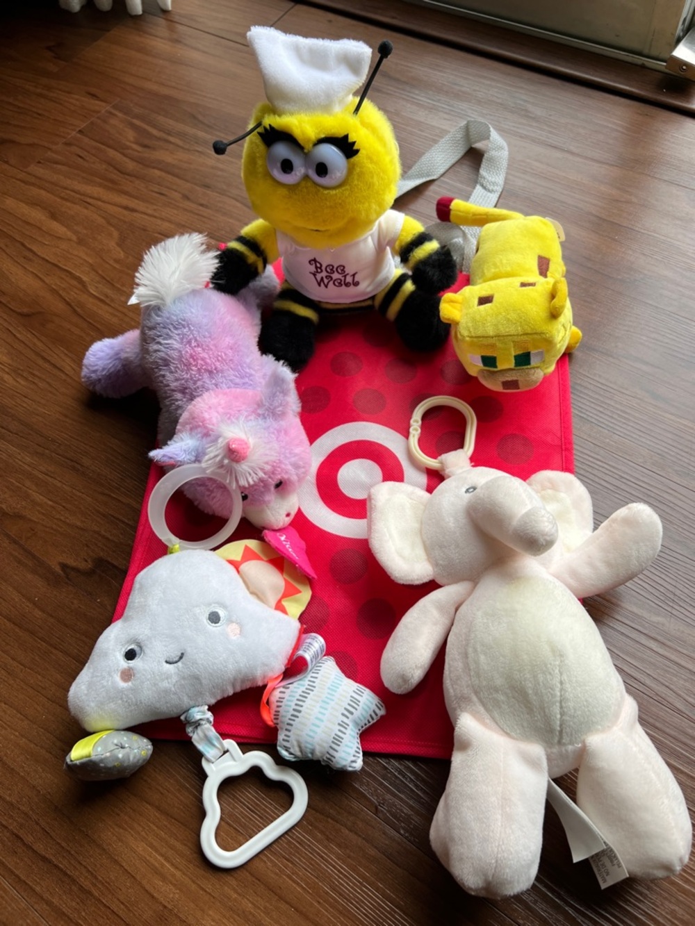 5 plush toys for babies